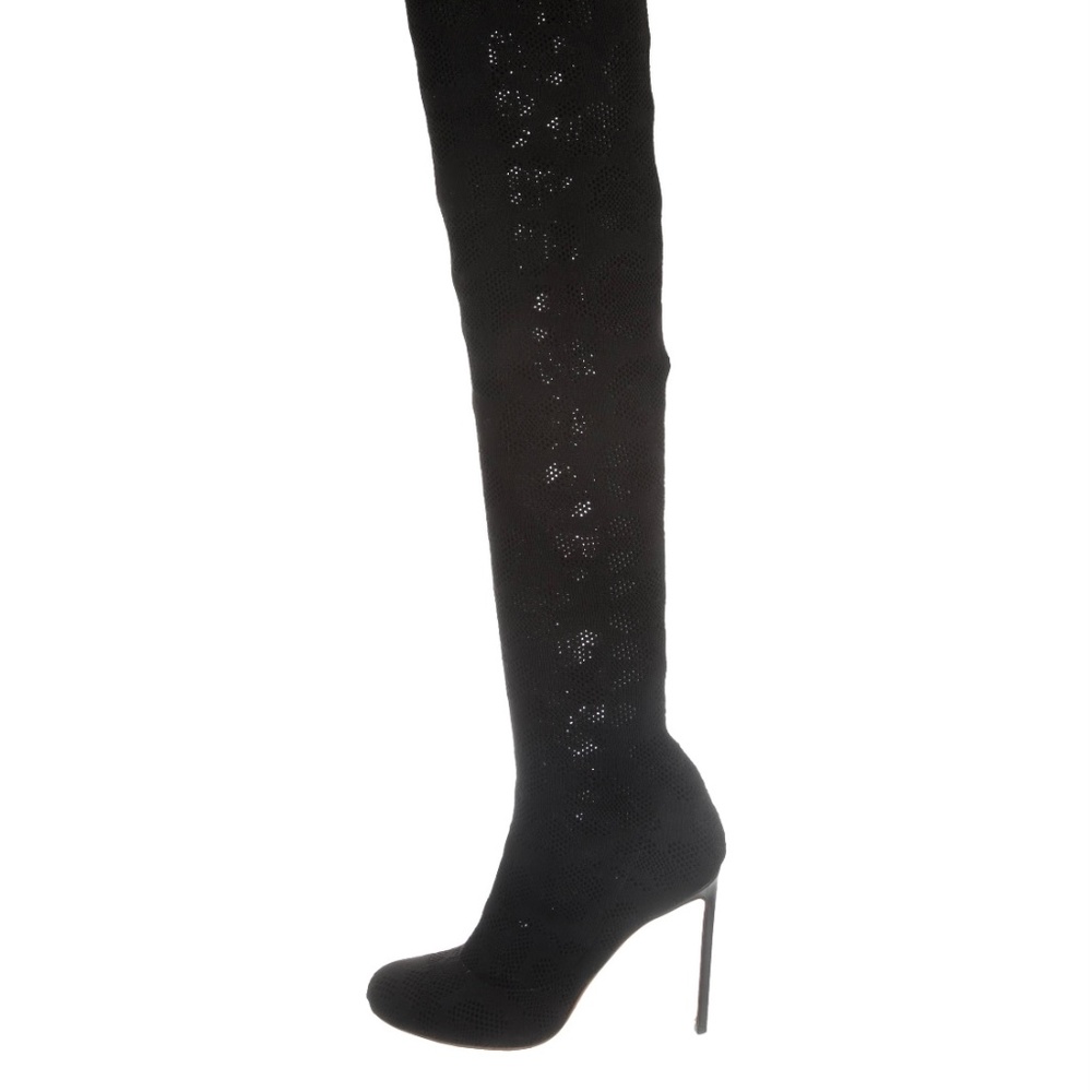 Sexi, FRANCESCO RUSSO Knit Sock Over-The-Knee Boots Size: 7